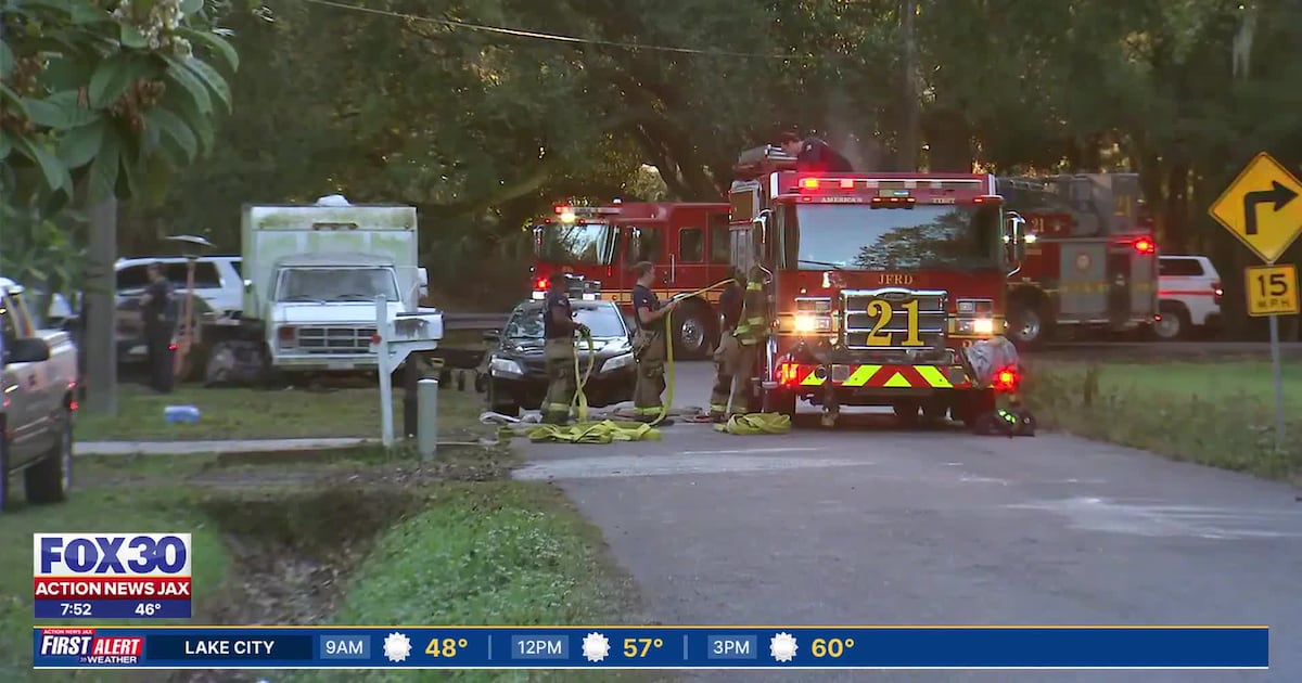 Four displaced, one hospitalized in residential fire in Jacksonville’s Englewood neighborhood – Action News Jax