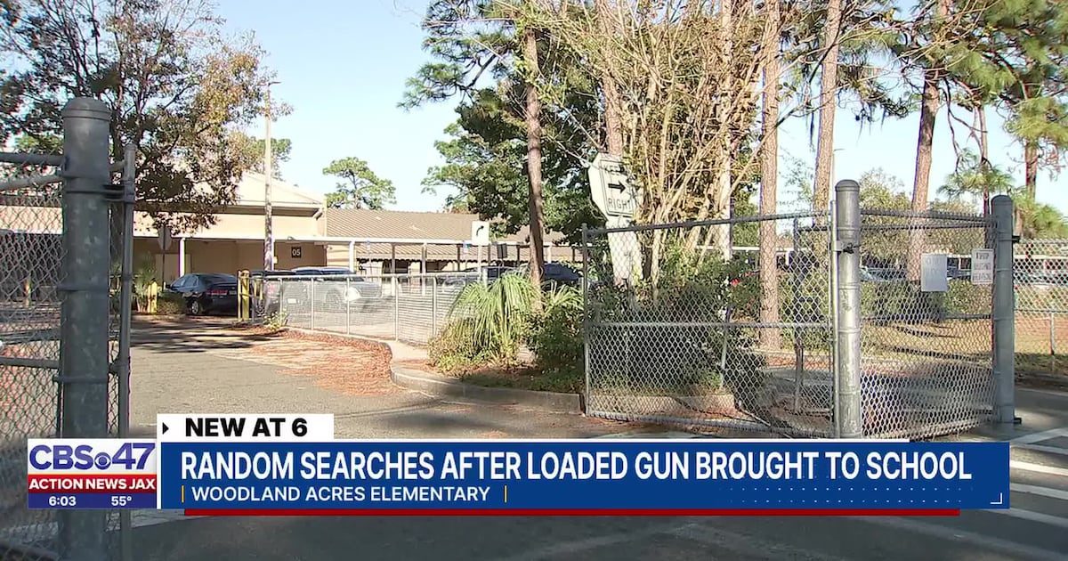 Student brings loaded gun to Jacksonville elementary school, no threats – Action News Jax
