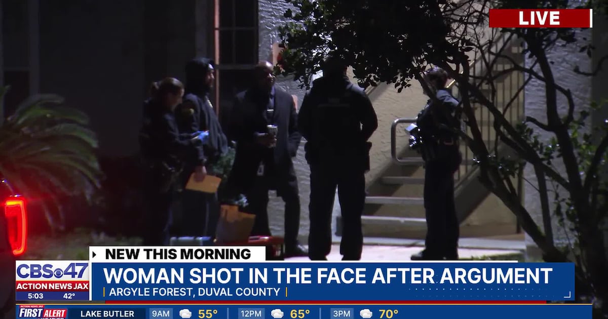 Woman shot in face during fight with man she appears to be in ‘dating relationship’ with, JSO said – Action News Jax