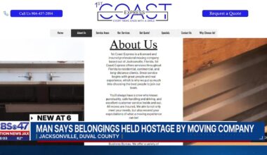 Jacksonville man claims local movers are holding his property – Action News Jax