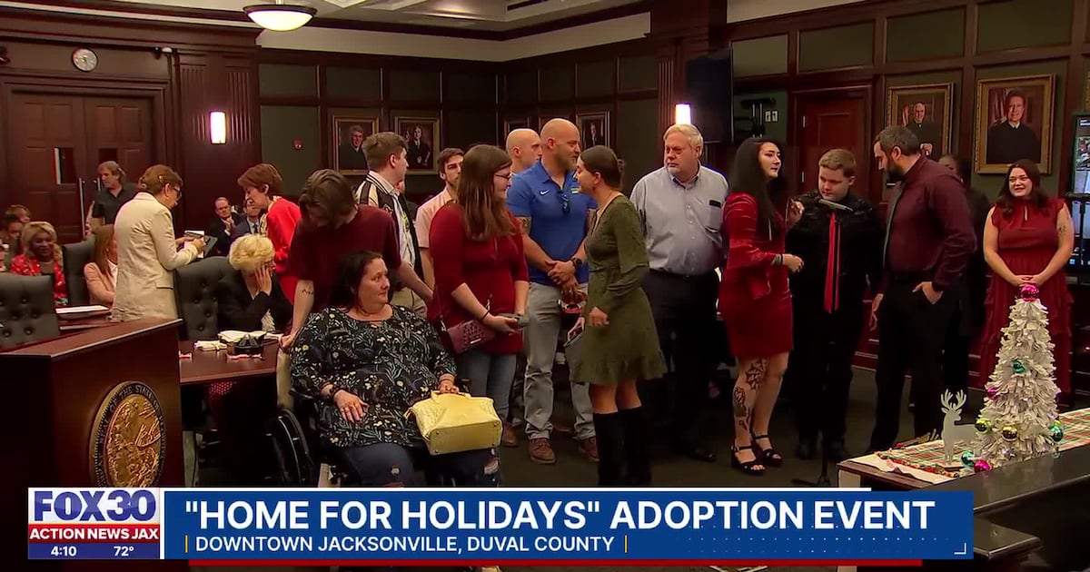 19 kids get forever homes in FSS 7th Annual ‘Home for the Holidays’ adoption event – Action News Jax