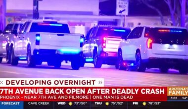 Man dead after being hit by car in Phoenix