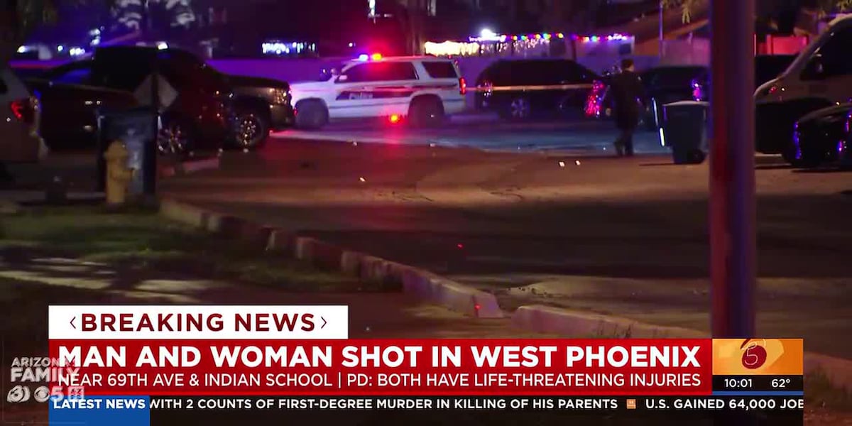 Man dead, woman hospitalized after shooting at west Phoenix apartment