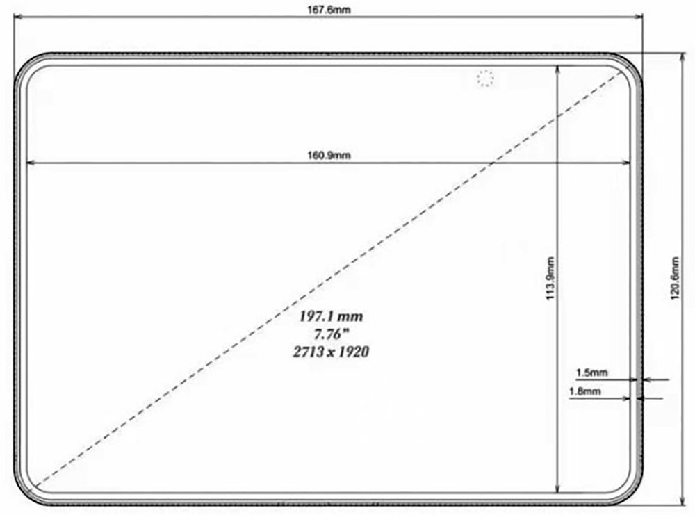 iPhone Fold Leaked schematics for dimensions 2