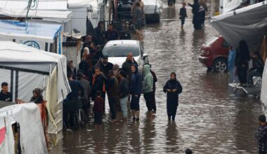 Tents flood, families seek shelter as Storm Byron bears down on Gaza | Israel-Palestine conflict News