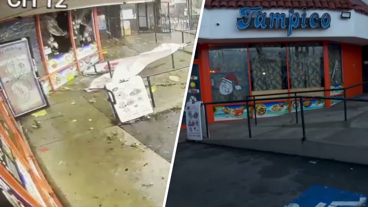 Boyle Heights man whose family’s restaurant was hit by twister shares reaction – NBC Los Angeles