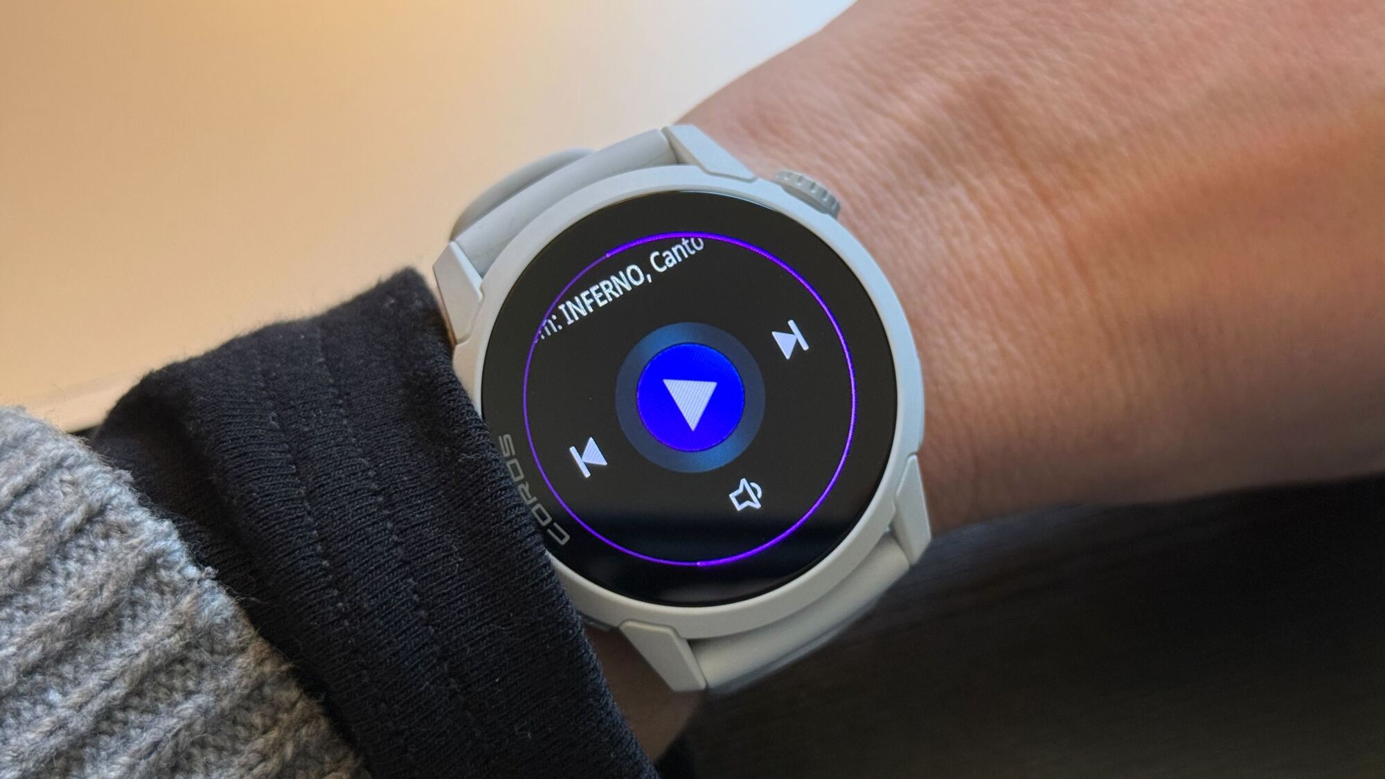 Media controls on wrist