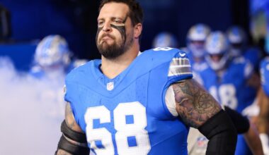 Lions, Vikings inactives: Taylor Decker OUT, Amon-Ra St. Brown IN