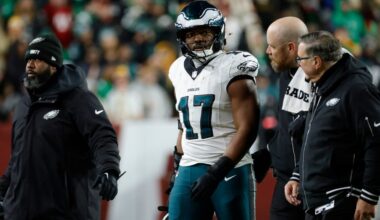 Eagles-Bills Final Injury Report: Lane Johnson and Nakobe Dean ruled out