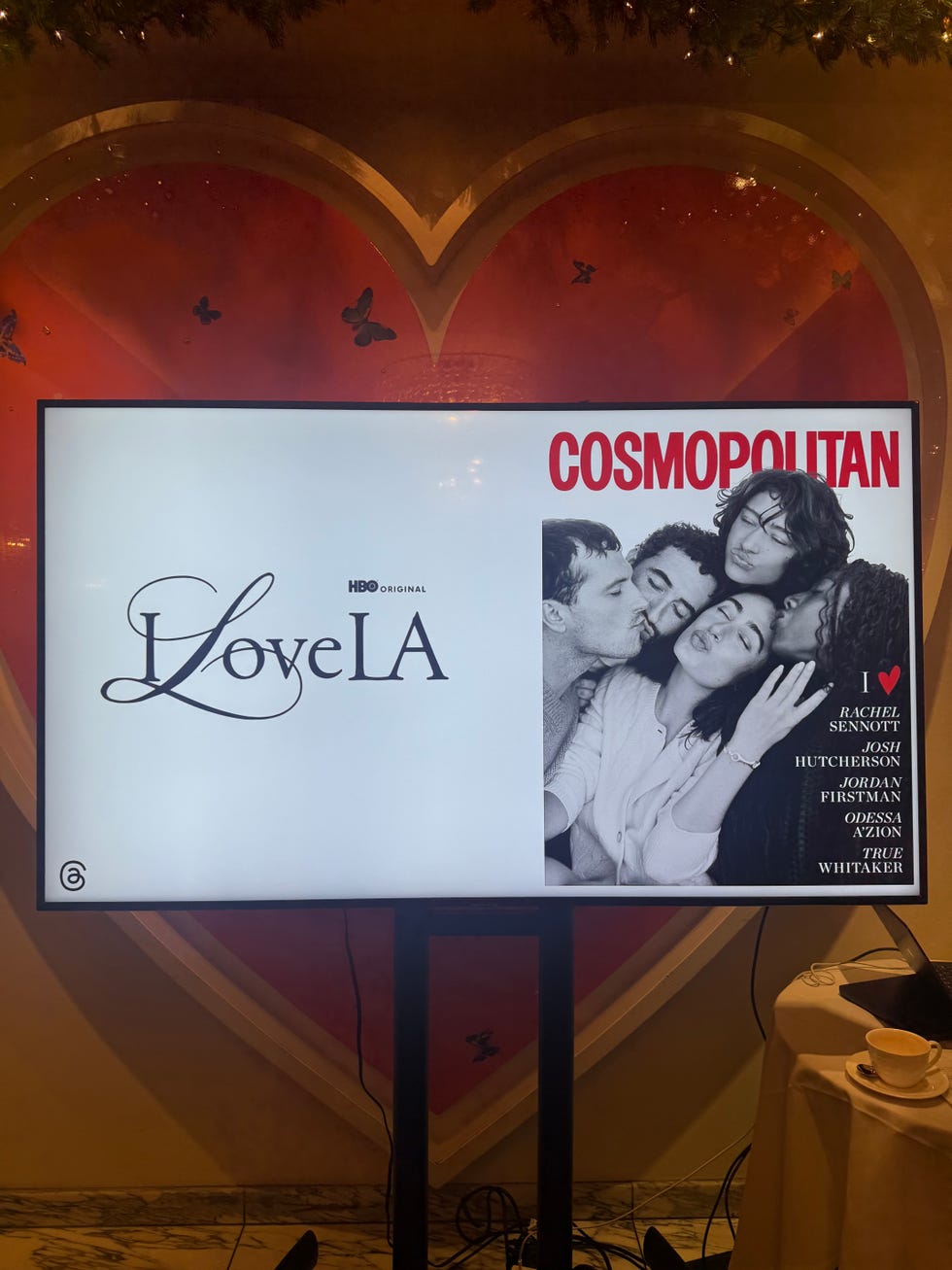 promotional display for lovela series by hbo promotional display for lovela series by hbo