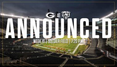 Packers to play Dec. 20 game at Chicago in primetime