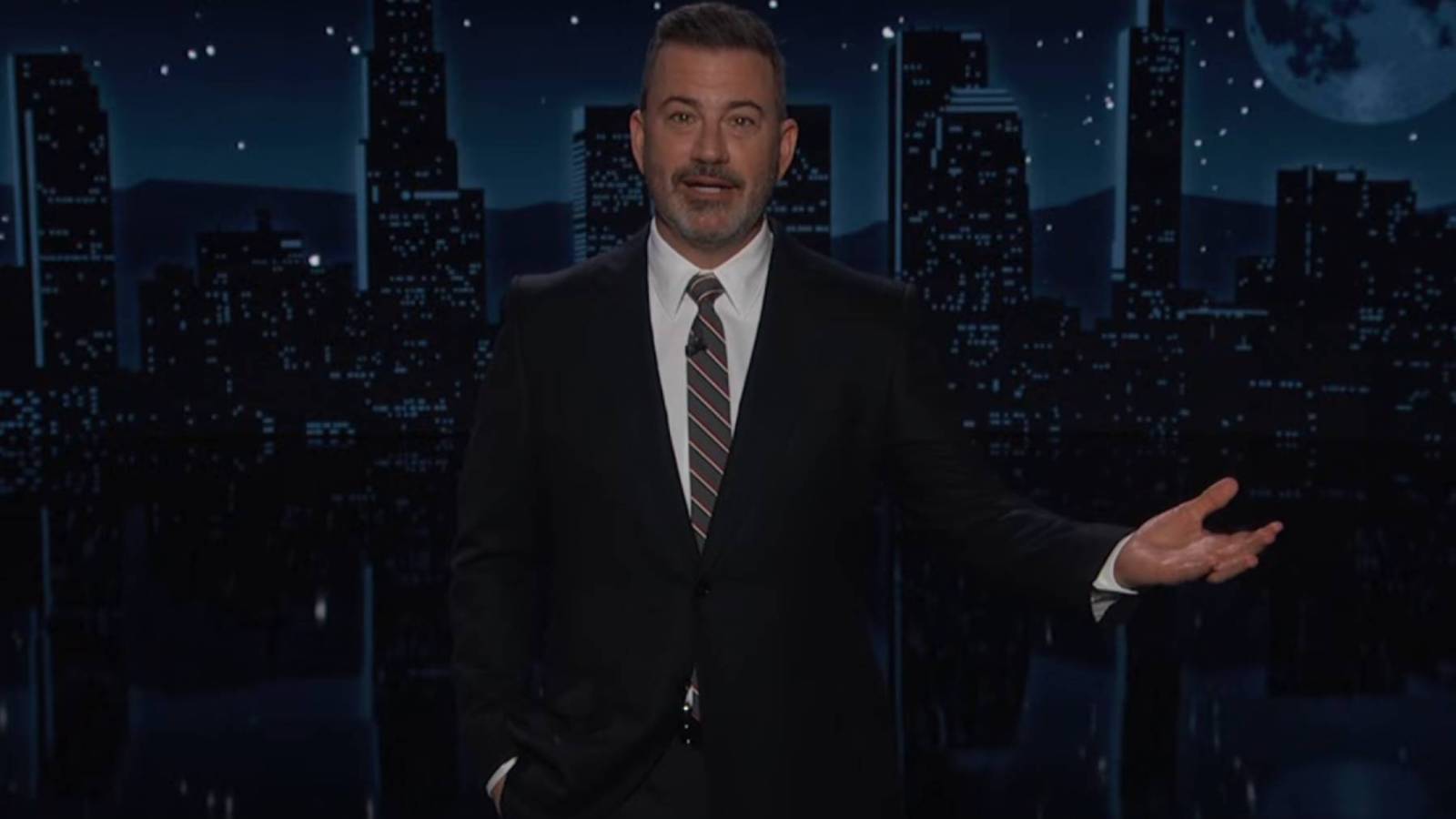 Jimmy Kimmel Slams Trump's Address to the Nation: 'Liar Side Chat'