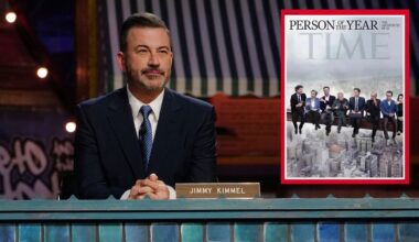 Jimmy Kimmel calls Time's 'Architects of AI' the 'eight dorks of the apocalypse'