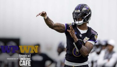 Lamar Jackson Sidelined for Ravens Walk-Through