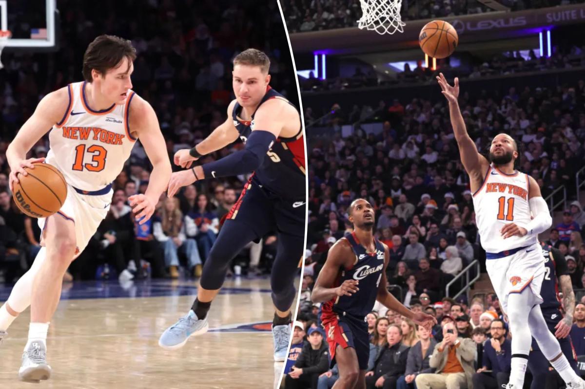 Knicks pull off comeback to steal Christmas game from Cavaliers