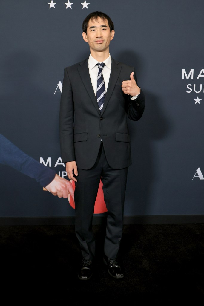 Koto Kawaguchi attends A24's "Marty Supreme" New York Premiere