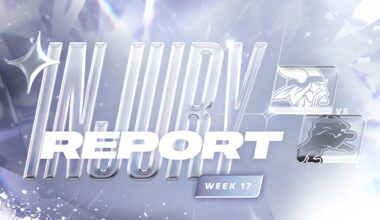 Initial Vikings vs. Lions Injury Report for Week 17