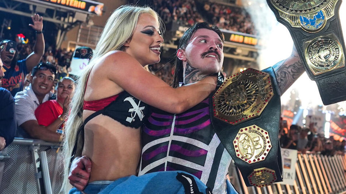 WWE stars Liv Morgan and Dominik Mysterio
