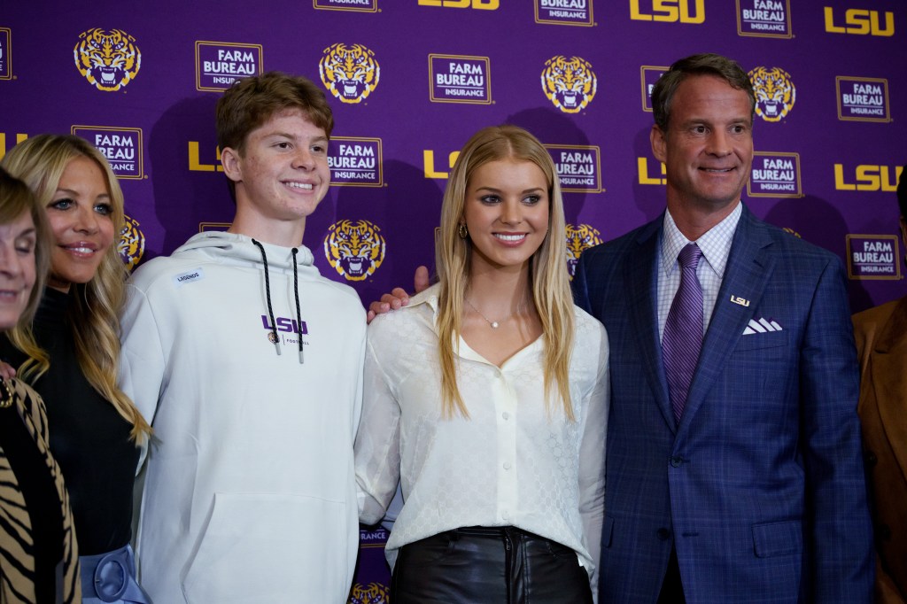Lane Kiffin was introduced as LSU's new football coach in December 2025.
