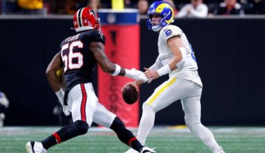 Matthew Stafford's MVP case takes hit with 3 INTs in Rams' loss to Falcons
