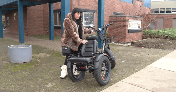 ‘A Christmas miracle’: Maple Ridge boy’s stolen mobility bike returned - BC