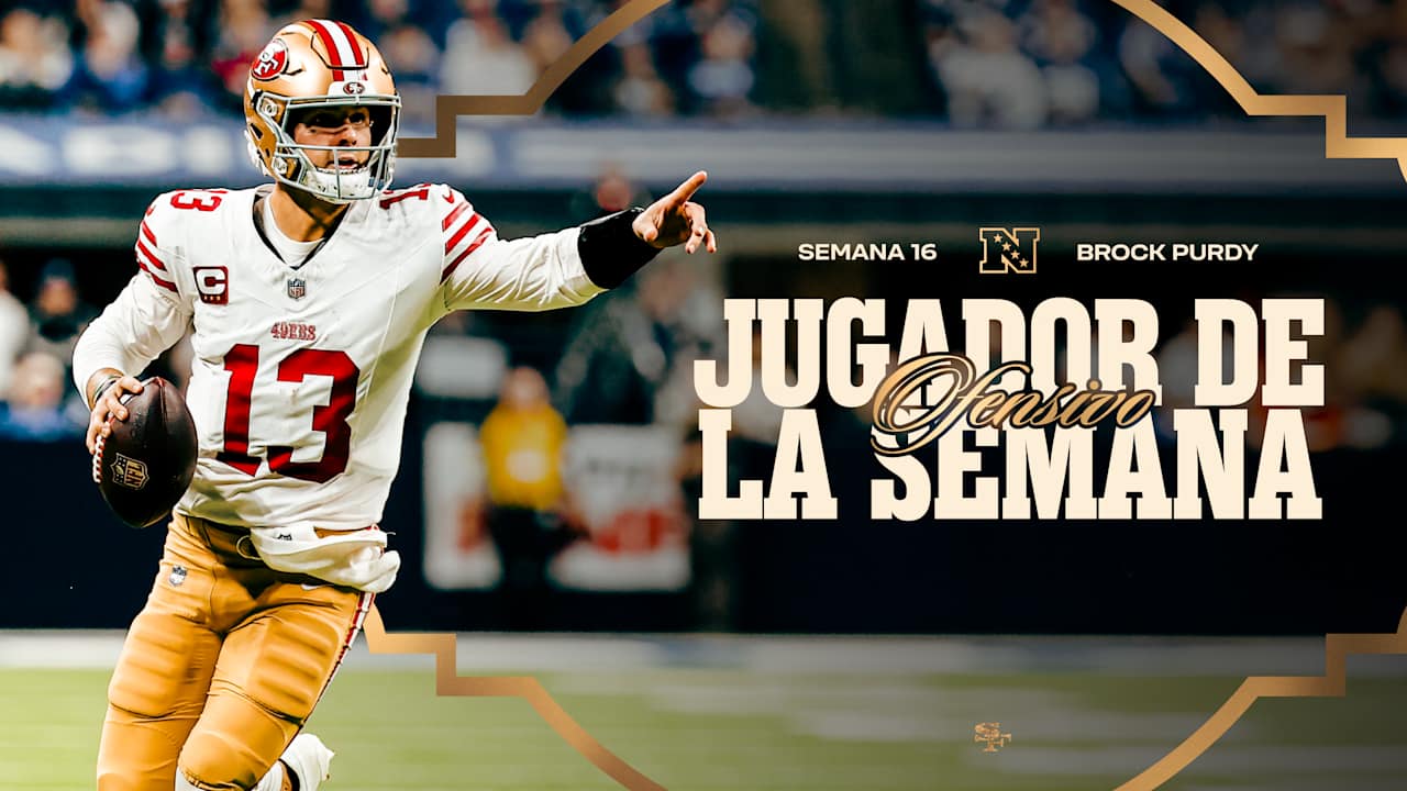 Brock Purdy es Nombrado el Jugador Ofensivo de la Semana en la NFC 