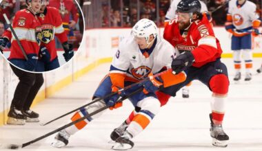 Islanders' three-game winning streak snapped in loss to Panthers