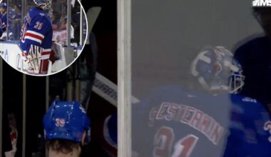 Igor Shesterkin's Rangers frustration boiled over into stick-smashing meltdown