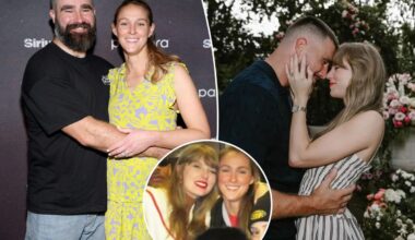 Taylor Swift live updates: Jason Kelce reveals who will be ‘very upset’ if he goes shirtless at singer’s wedding - Page Six