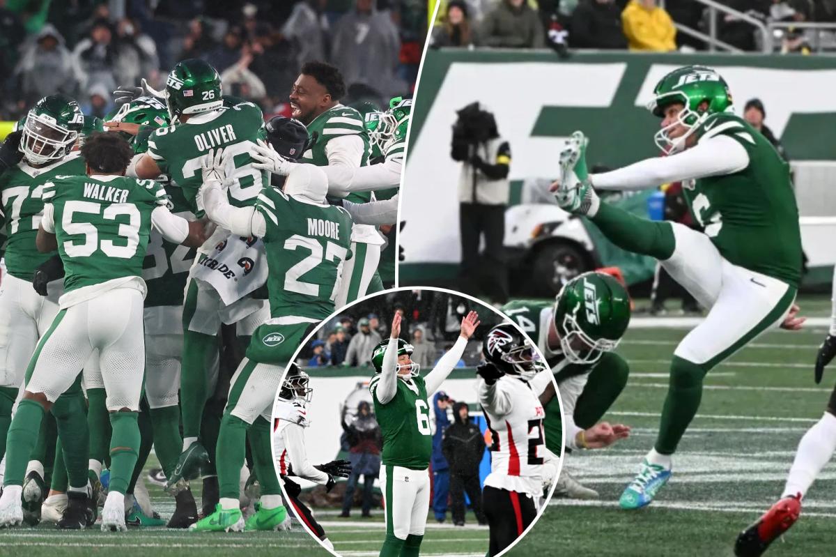 Jets edge out Falcons on game-winning field goal in Week 13