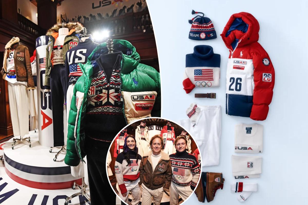 Ralph Lauren Team USA Winter Olympics 2026 uniforms revealed