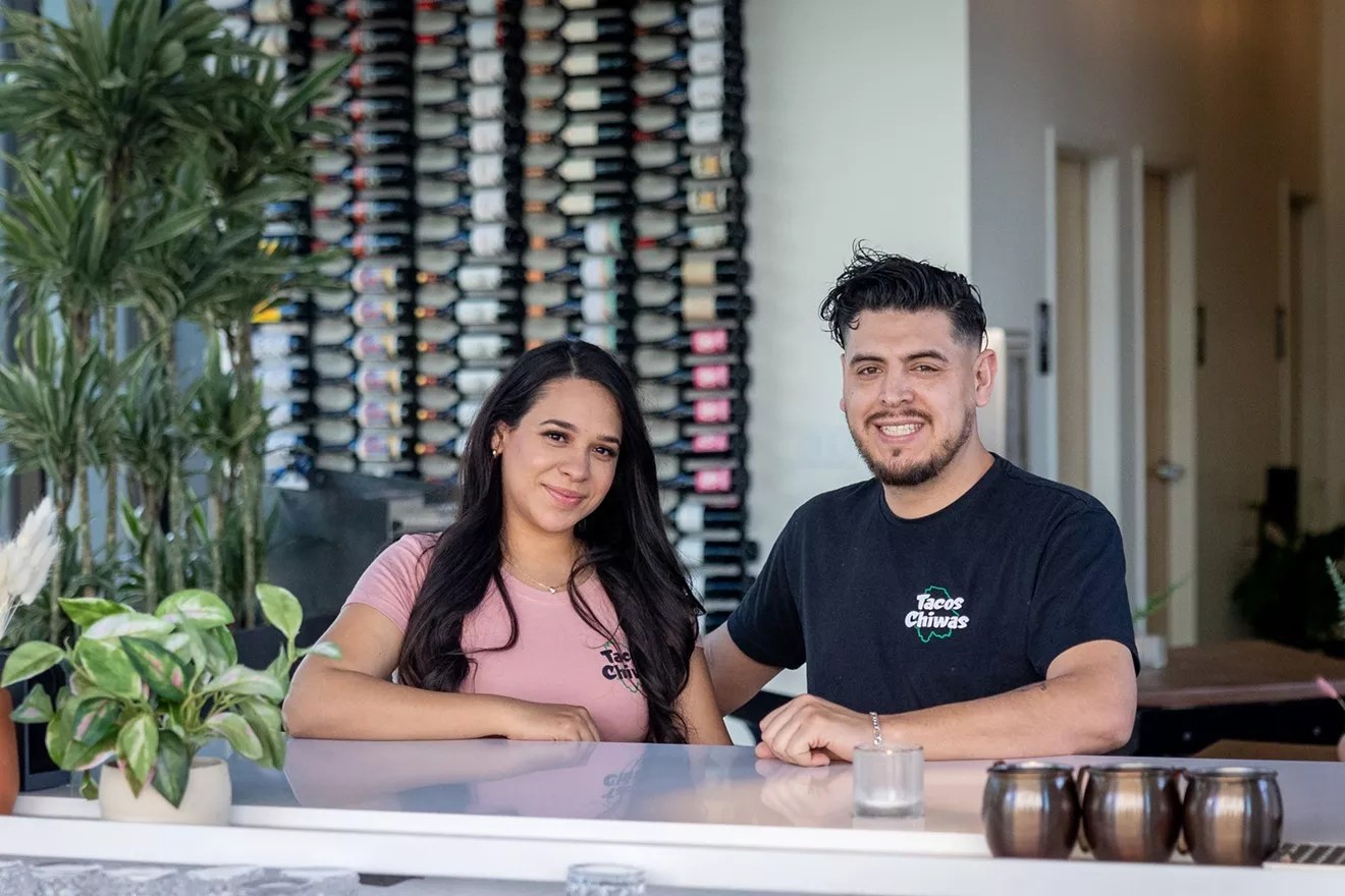 Cocina Chiwas owners Nadia Holguin and Armando Hernandez.