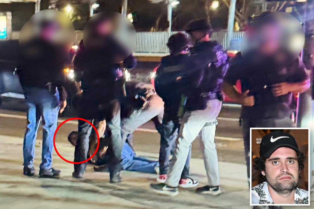 Dramatic moment Rob Reiner's son Nick handcuffed, arrested for parents' murder