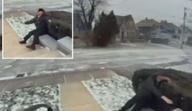 New York mom sent 'flying in the air like a kite' by 70 mph winds