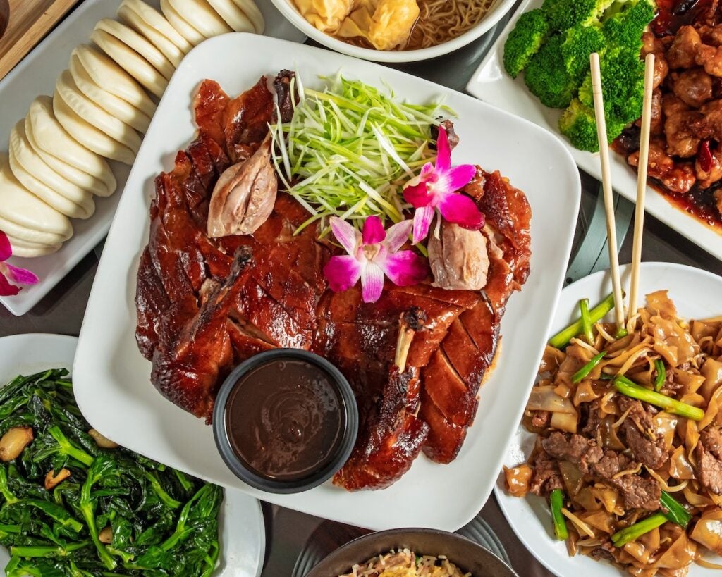 Peking duck meal at Sang Kee restaurant in Philadelphia