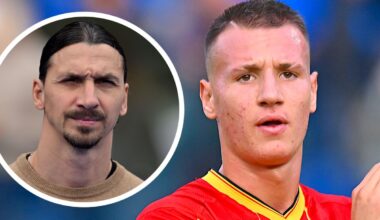 Francesco Camarda of US Lecce, Zlatan Ibrahimovic