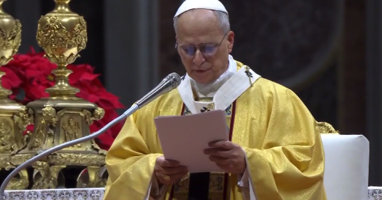 Parishioners at Holy Name Cathedral react to Pope Leo XIV's first Christmas Eve mass