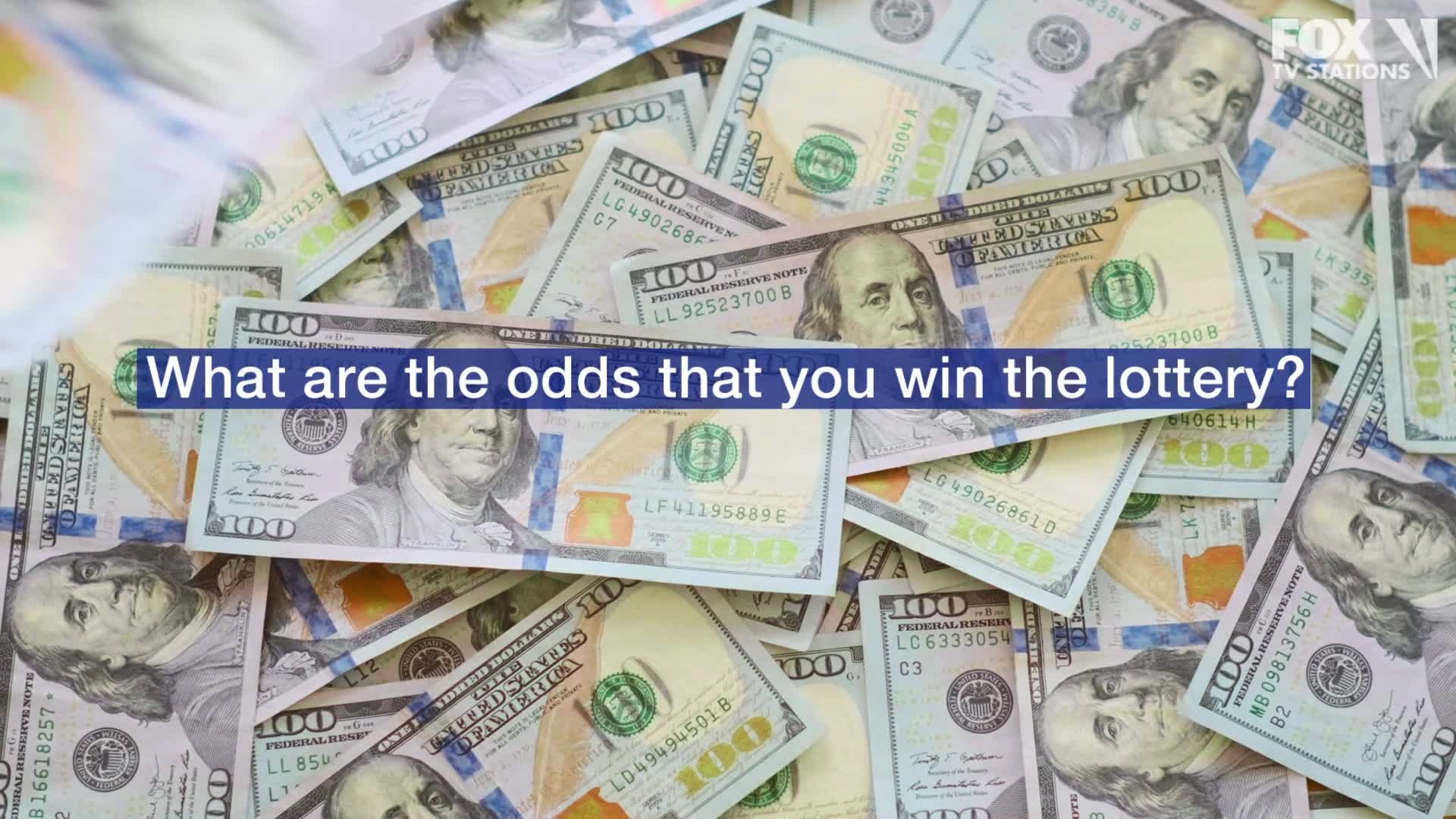 What are the odds for winning the lottery