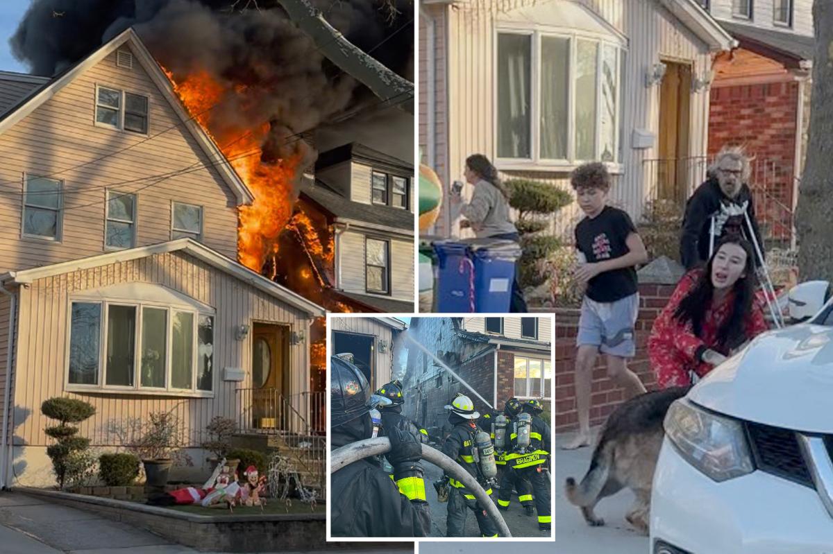 NYC family's home gutted in Christmas Day fire that spread from alley trash can