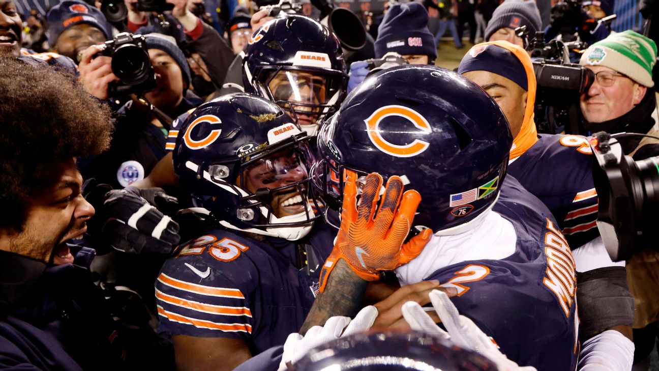 With Lions loss, Bears clinch first playoff berth in 5 years