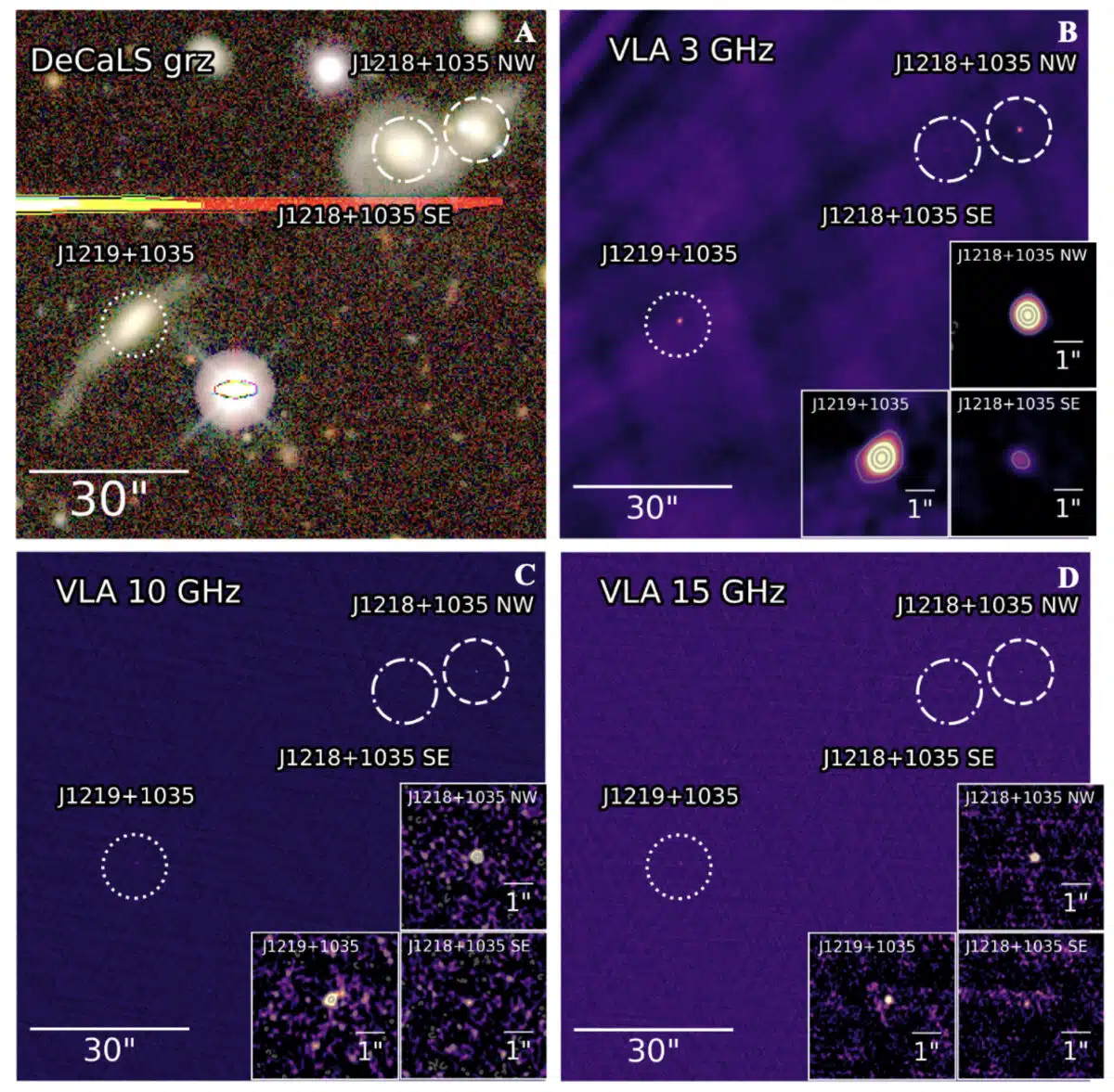 Radio Black Hole Trio 1