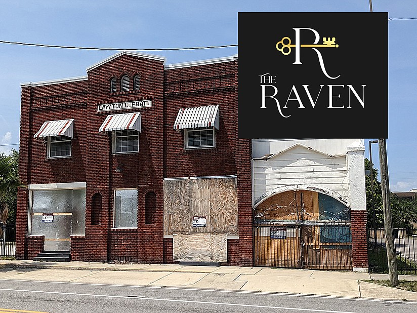 The Pratt Funeral Home in Downtown Jacksonville is becoming a lodging establishment and restaurant called The Raven. The Pratt Funeral Home in Downtown Jacksonville is becoming a lodging establishment and restaurant called The Raven.
