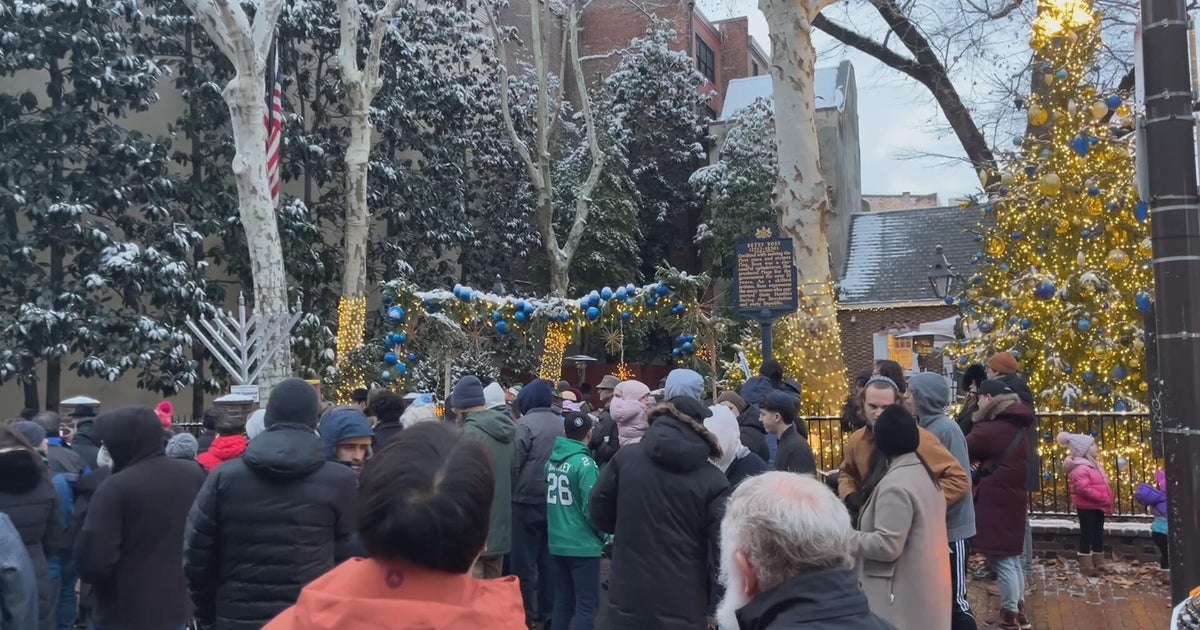 At Hanukkah celebration in Philadelphia, attendees vow to stay "resilient" after Australia mass shooting