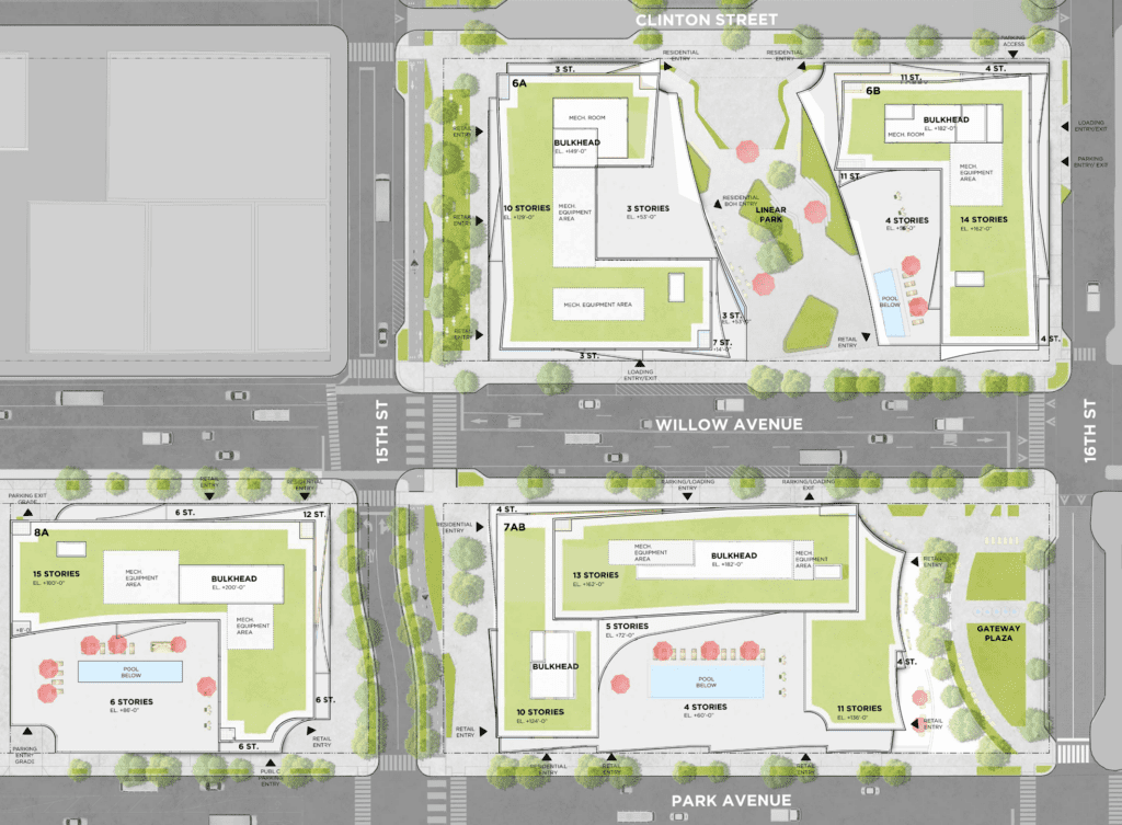 Rockefeller Hoboken Aerial Plan