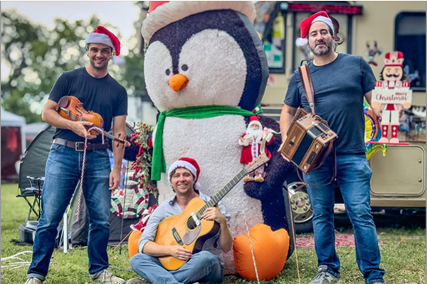 Irish Trio Socks in the Frying Pan Plays Holiday Concert at Roy’s Hall on December 12