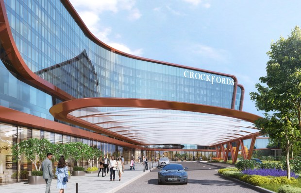 A rendering of Resorts World Casino in Queens. (Courtesy Resorts World)