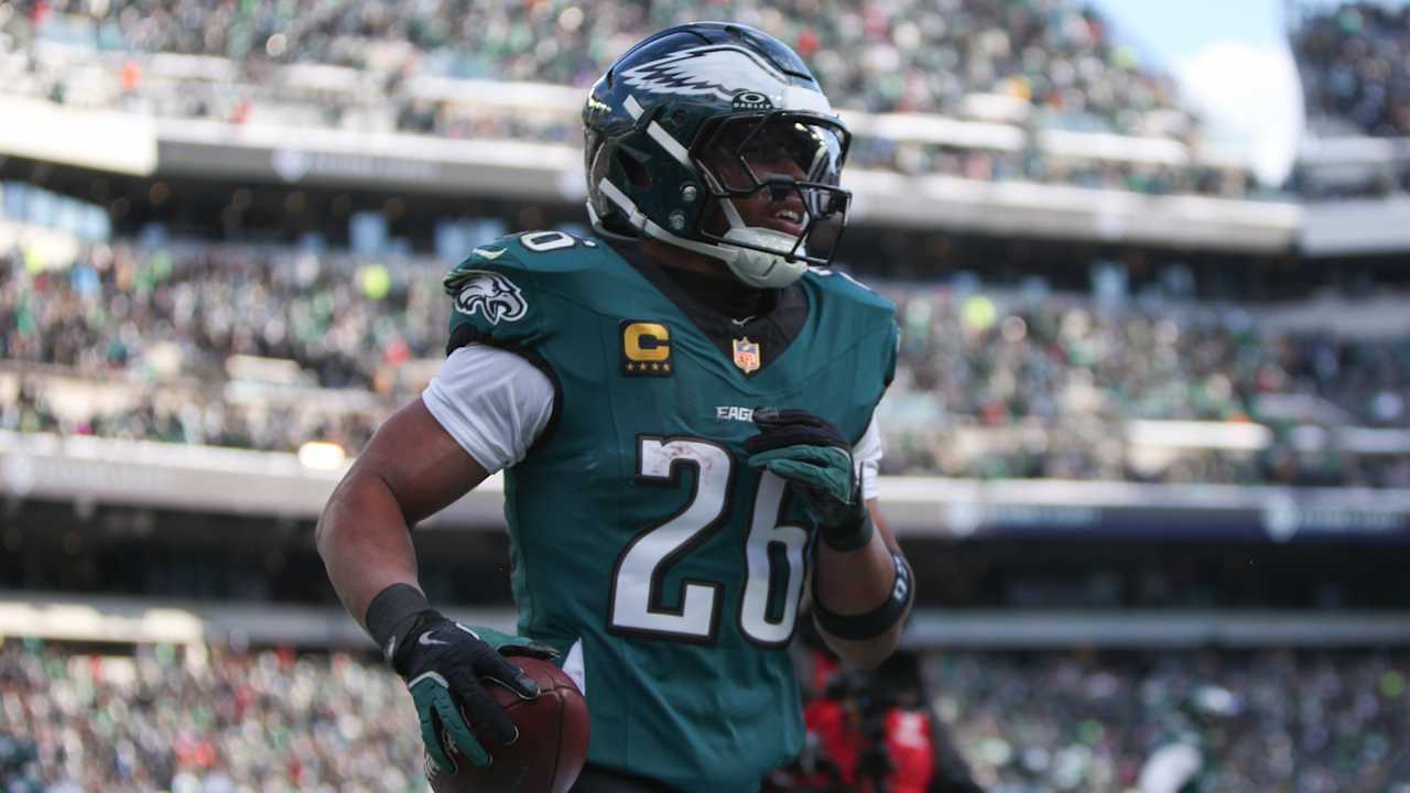 Saquon Barkley, Lane Johnson sidelined on Tuesday