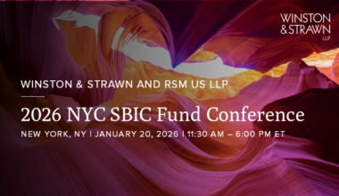 2026 NYC SBIC Fund Conference & Reception