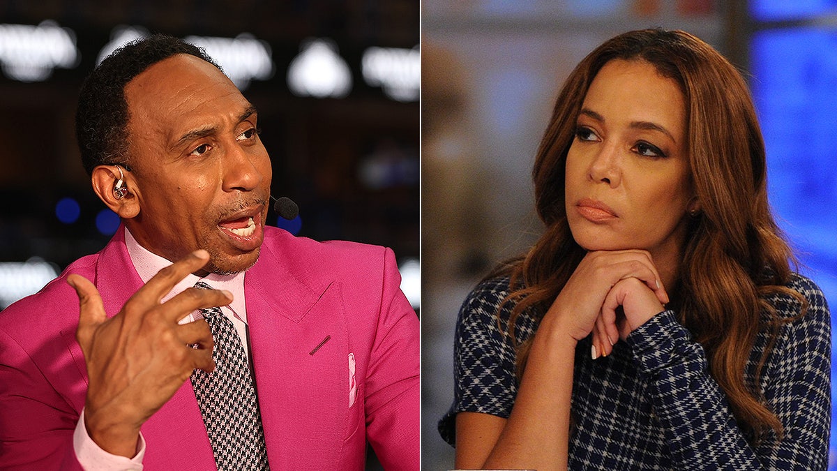 Stephen A. Smith and "The View" co-host Sunny Hostin
