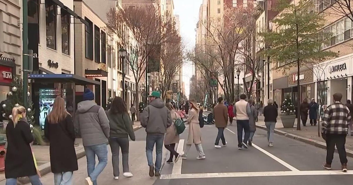 West Walnut Open Streets draws crowds, holiday cheer to Center City Philadelphia